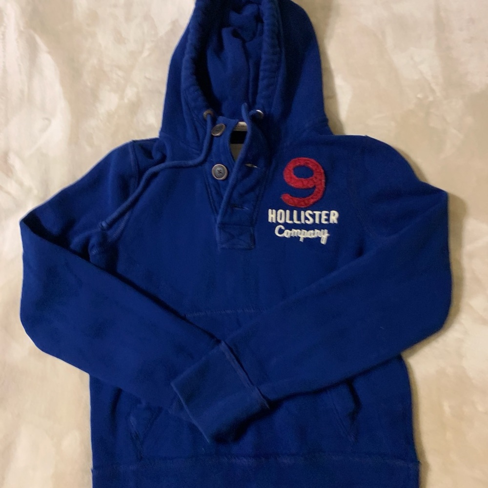Unisex blue Hollister Sweatshirt